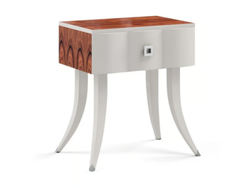 OSCAR - Rectangular wooden bedside table with drawers by Guerra Vanni - view 2